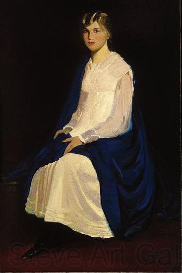 George Luks Portrait of a Young Girl (Antoinette Kraushaar)